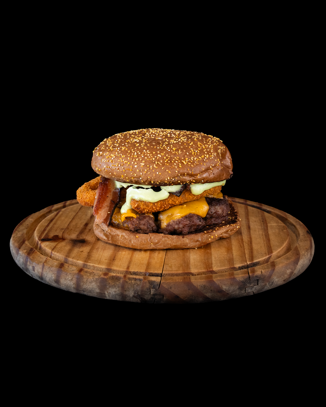 Hambúrguer - Onion Rings (Madeira)